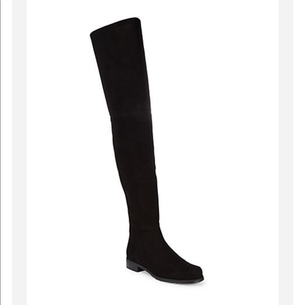 Stuart Weitzman HiLo Knee-High Suede Boots